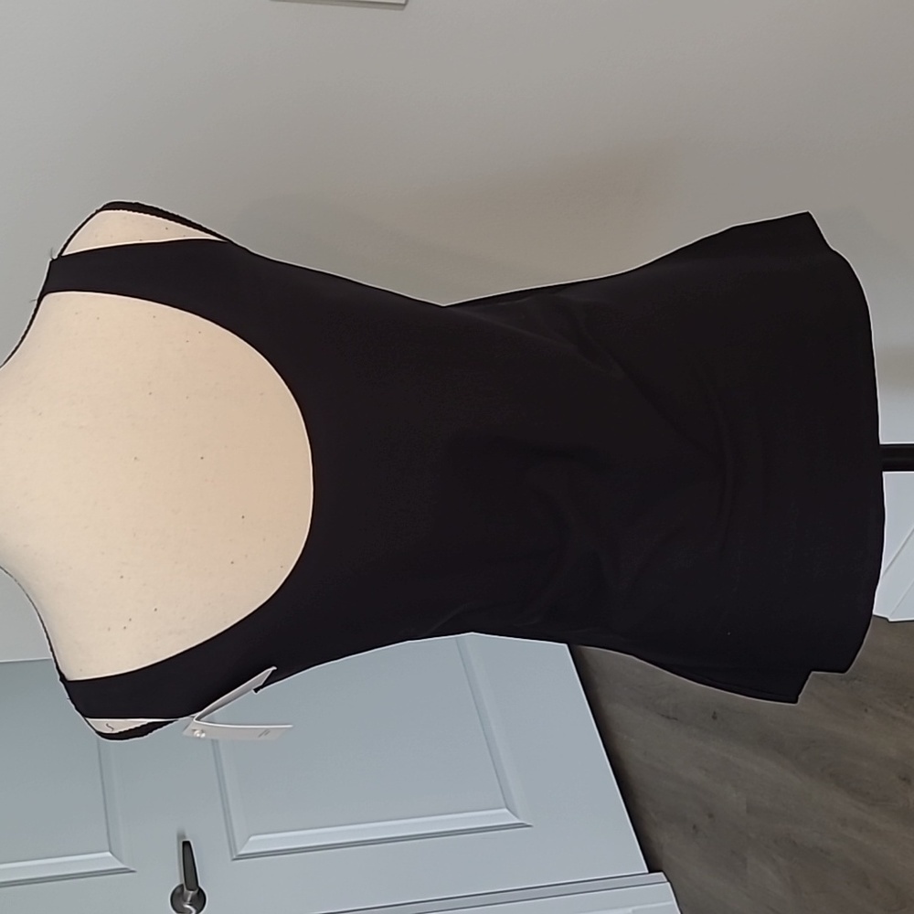 Organic Basics Size L Black Invisible Tank Top - Picture 2 of 5